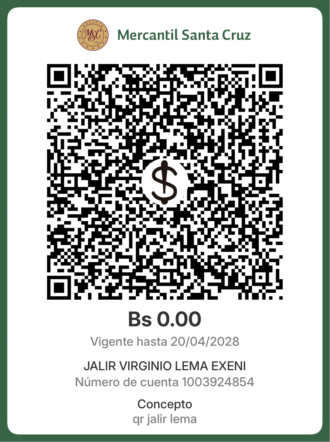 QR de Jalir Lema